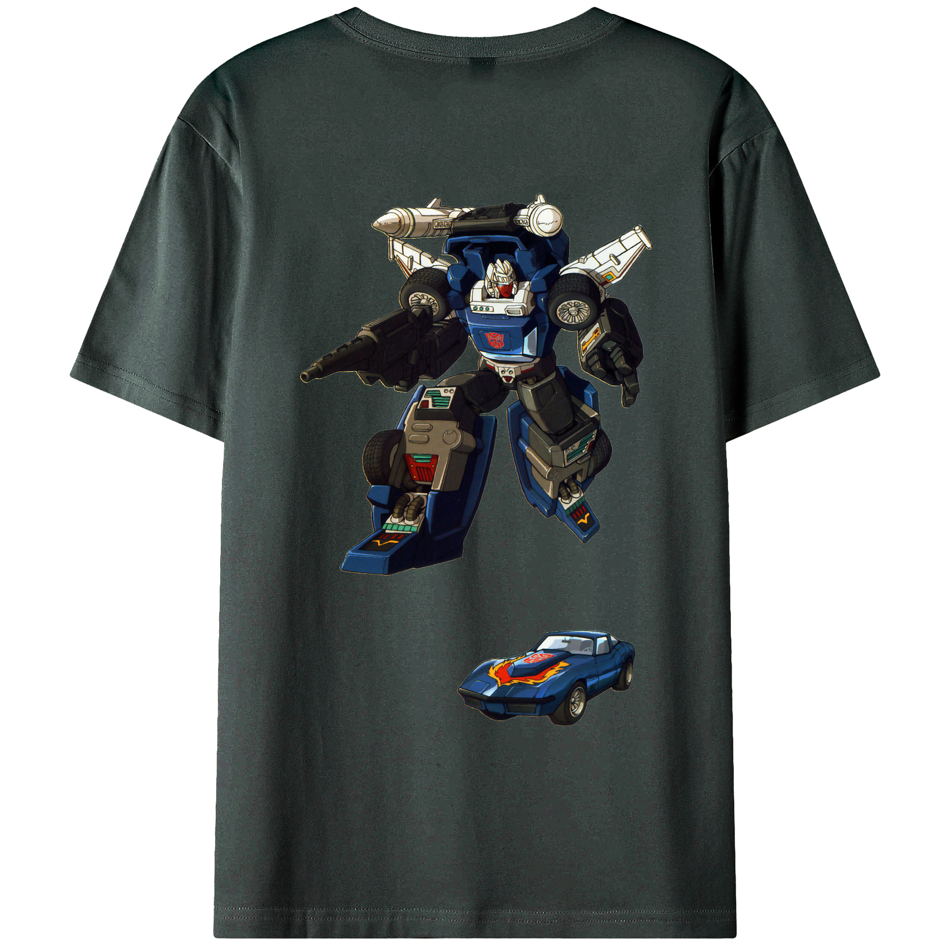 （画像用）  綿100％ メンズ半袖Tシャツ（バックプリント） 通気性